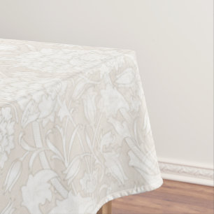 Toalha De Mesa William Morris Floral Patterno na Sepia