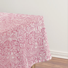 Toalha De Mesa William Morris Forest Rabbit Foliage Pink