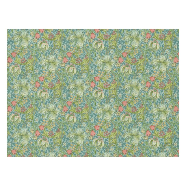 Toalha De Mesa William Morris "Lírio Dourado" 1 (Frente (Horizontal))