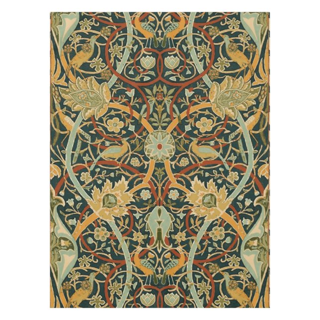 Toalha De Mesa William Morris Oriental Carpet Art (Frente)