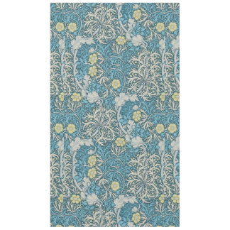 Toalha De Mesa William Morris, padrão art nouveau, algas, azul,f
