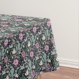 Toalha De Mesa William Morris Papoula Rosa Botânica Vitoriana 
