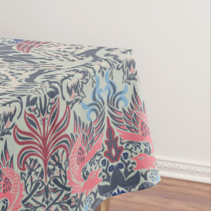 Toalha De Mesa William Morris Peacock e Dragon