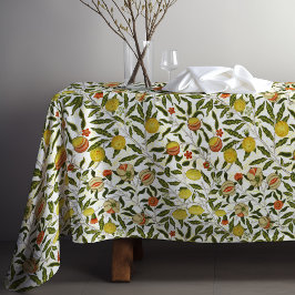 Toalha De Mesa William Morris Pomegranate Lemons Padrão Vintage