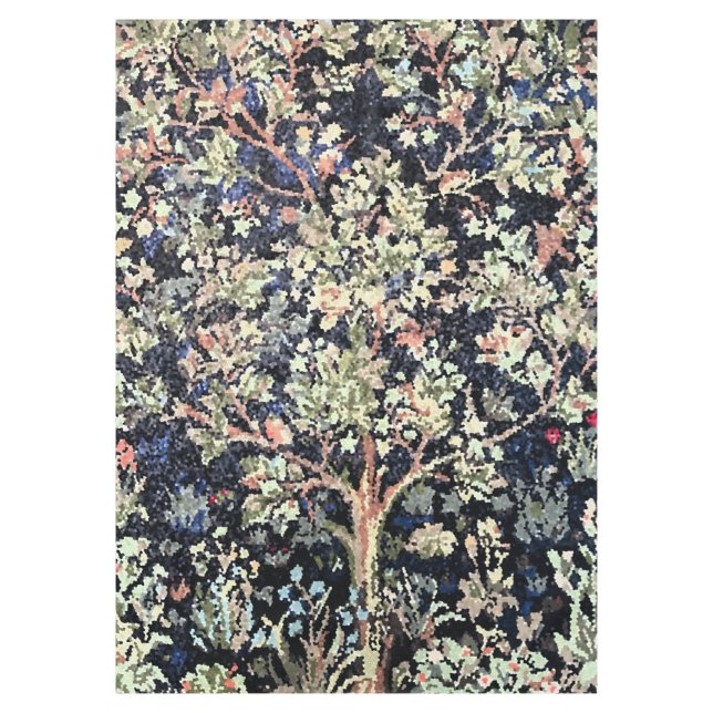 Toalha De Mesa William Morris Tree of Life Tablecloth (Frente)