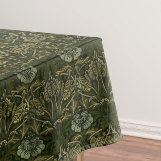 Toalha De Mesa William Morris: Tulipa Verde e Tablecloth Rosa