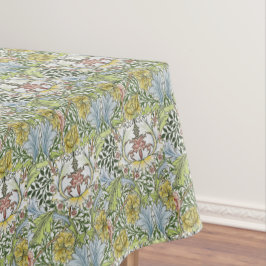 Toalha De Mesa William Morris Vintage Floral Rosa Verde