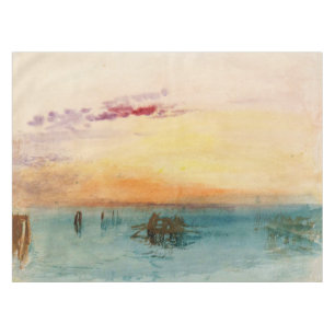 Toalha De Mesa William Turner - A laguna perto de Veneza no Sunse