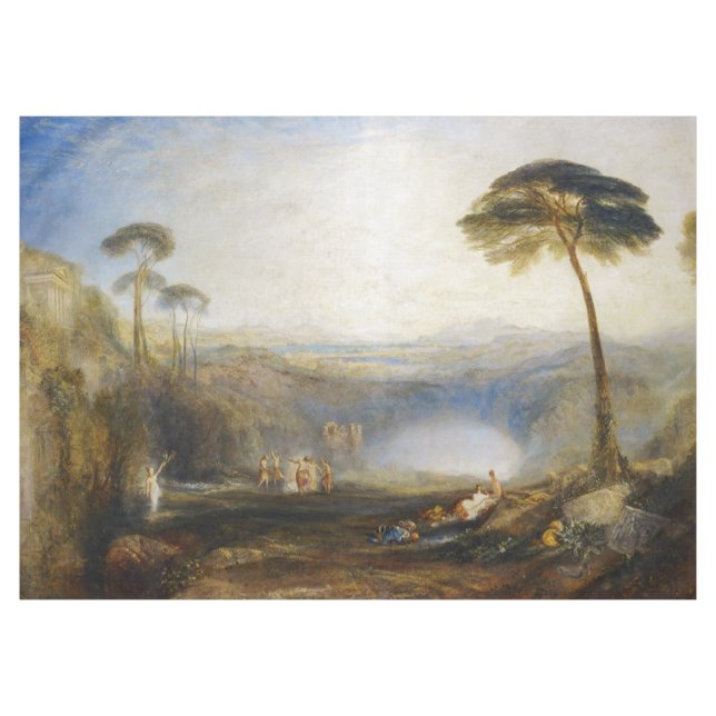 Toalha De Mesa William Turner - A tosse do Ouro (Frente (Horizontal))
