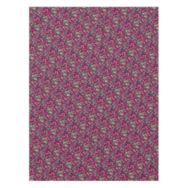 Toalha De Mesa Winter Botanicals Rustic Burgundy Christmas