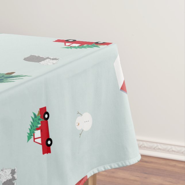 Toalha De Mesa Winter Village (Posição Original)