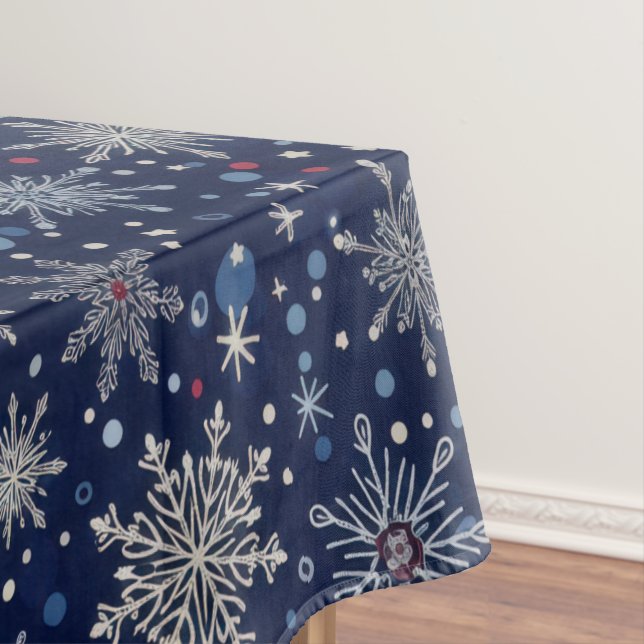 Toalha De Mesa Winter Wonderland Snowflake (Posição Original)