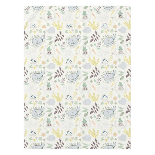 Toalha De Mesa Woodland Animal Tablecloth (Frente)