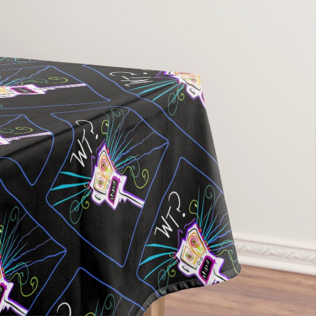 Toalha De Mesa WT? O QUE? EMOJI Meemogie (Posição Original)