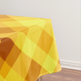 Toalha De Mesa Xadrez Amarelo de Ovo Fresco  Média Tablete