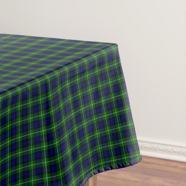 Toalha De Mesa Xadrez azul-tartan (Posição Original)