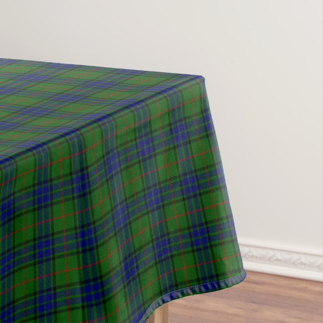 Toalha De Mesa Xadrez azul-tartan Lauder (Posição Original)