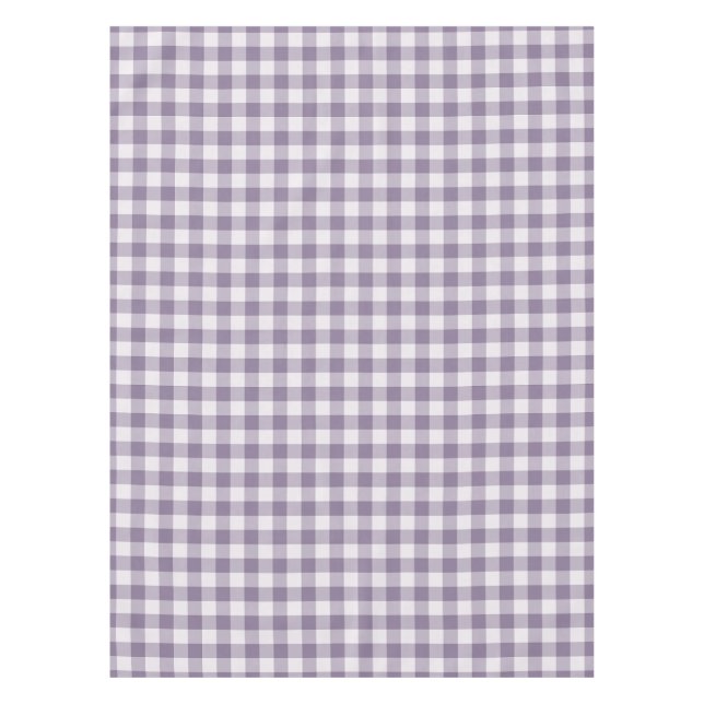 Toalha De Mesa Xadrez Clássico Lavanda (Frente)