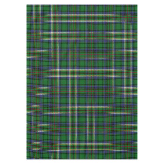 Toalha De Mesa Xadrez de Clan Cockburn Tartan da Escócia (Frente)