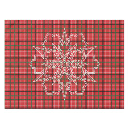 Toalha De Mesa Xadrez de Natal.
