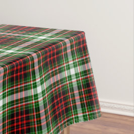 Toalha De Mesa Xadrez de Tartan, Natal, Branco Verde Vermelho