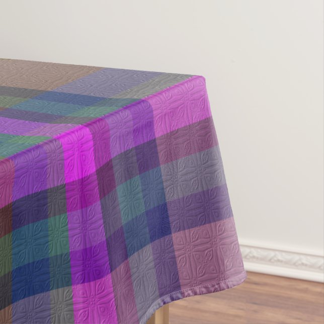 Toalha De Mesa Xadrez Decorativo (Posição Original)