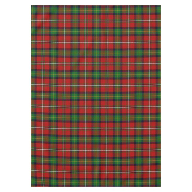 Toalha De Mesa Xadrez Escocesa Clan Boyd Tartan (Frente)