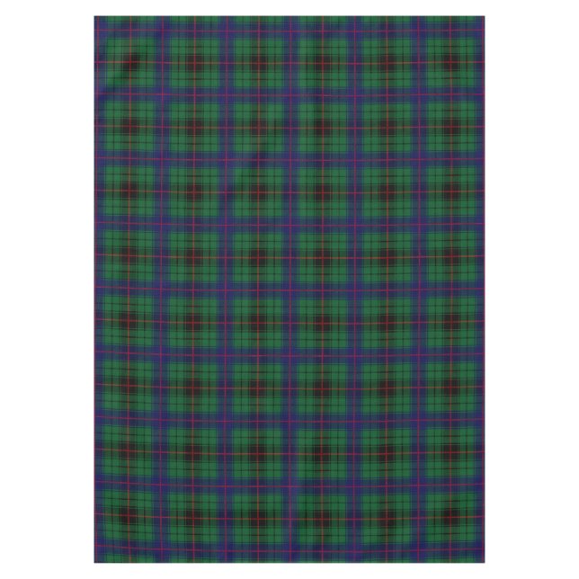 Toalha De Mesa Xadrez Escocesa Clan Davidson Tartan (Frente)