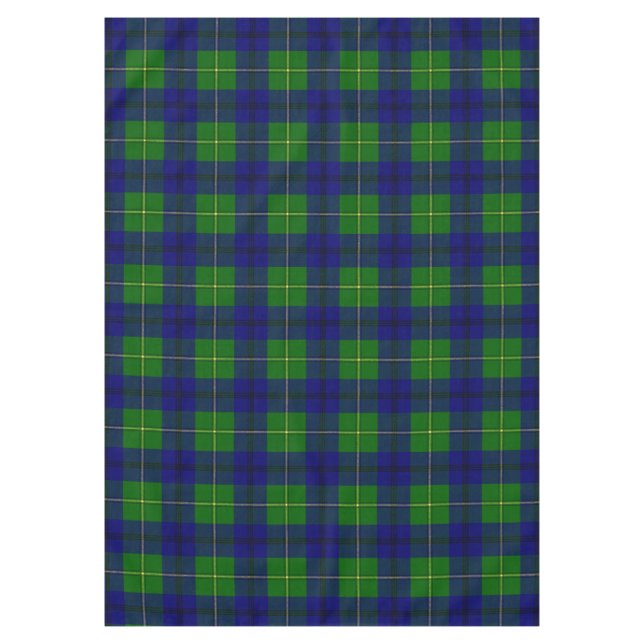 Toalha De Mesa Xadrez escocesa Clan Johnston Tartan (Frente)