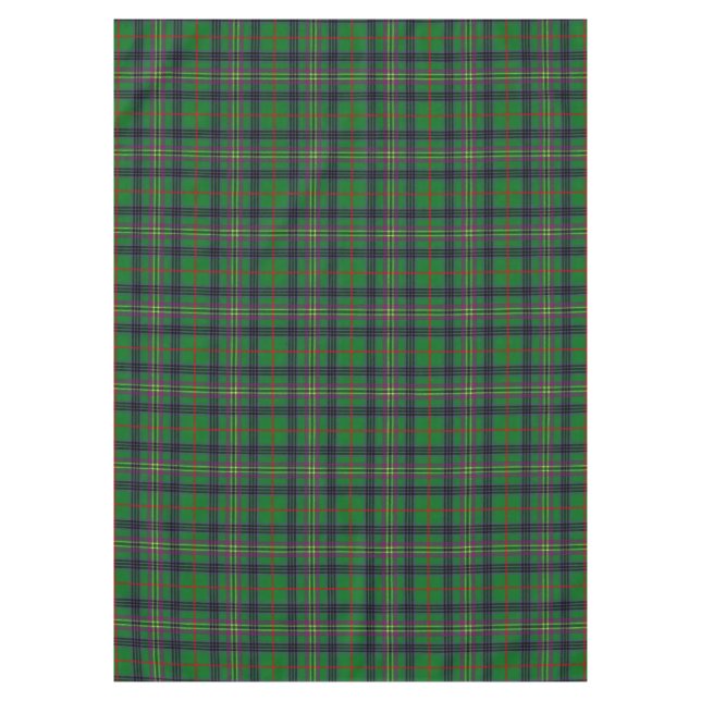 Toalha De Mesa Xadrez Escocesa Clan Kennedy Tartan (Frente)
