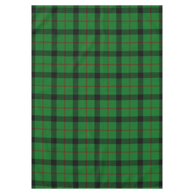 Toalha De Mesa Xadrez Escocesa Clan Kincaid Tartan (Frente)