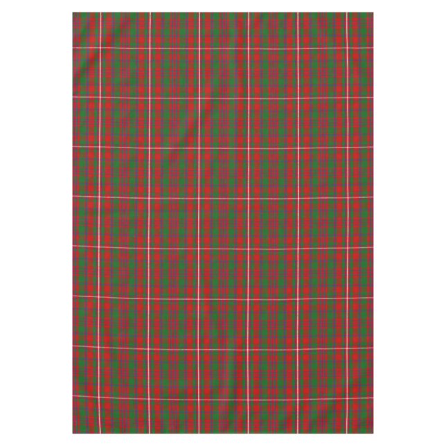 Toalha De Mesa Xadrez Escocesa Clan MacKinnon Tartan (Frente)