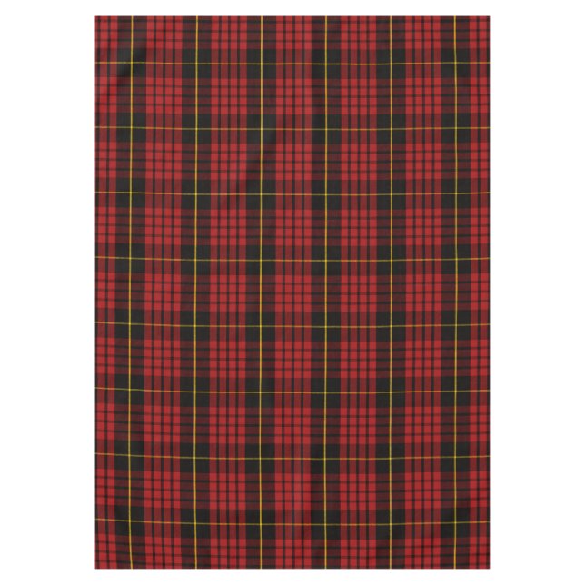 Toalha De Mesa Xadrez Escocesa Clan MacQueen Tartan (Frente)