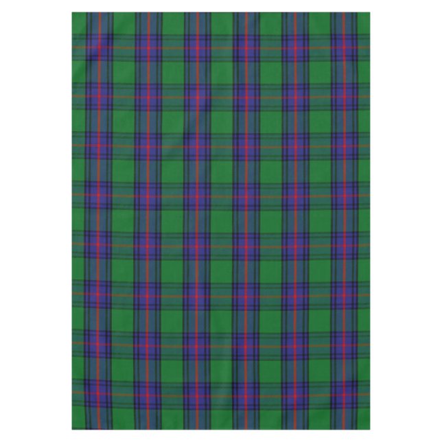 Toalha De Mesa Xadrez Escocesa Clan Shaw Tartan (Frente)