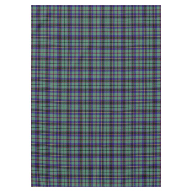 Toalha De Mesa Xadrez Escocesa Clan Stevenson Tartan (Frente)