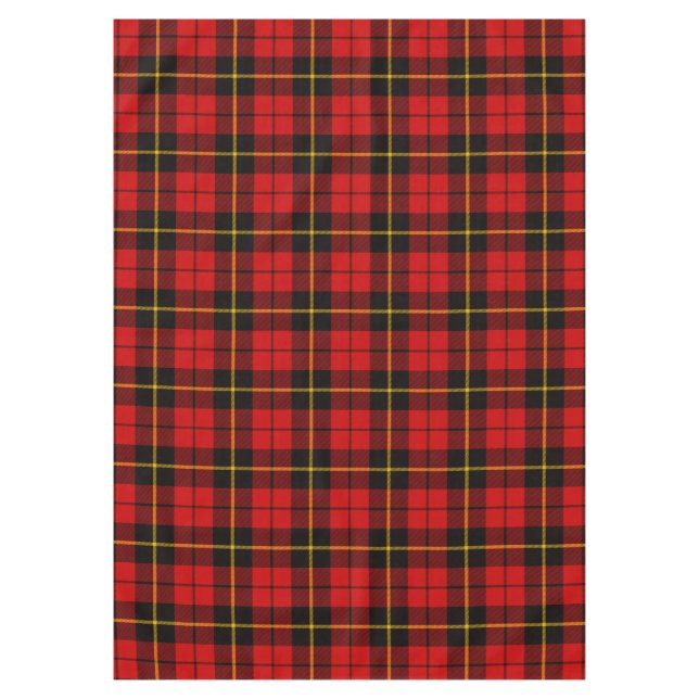 Toalha De Mesa Xadrez Escocesa Clan Wallace Tartan (Frente)