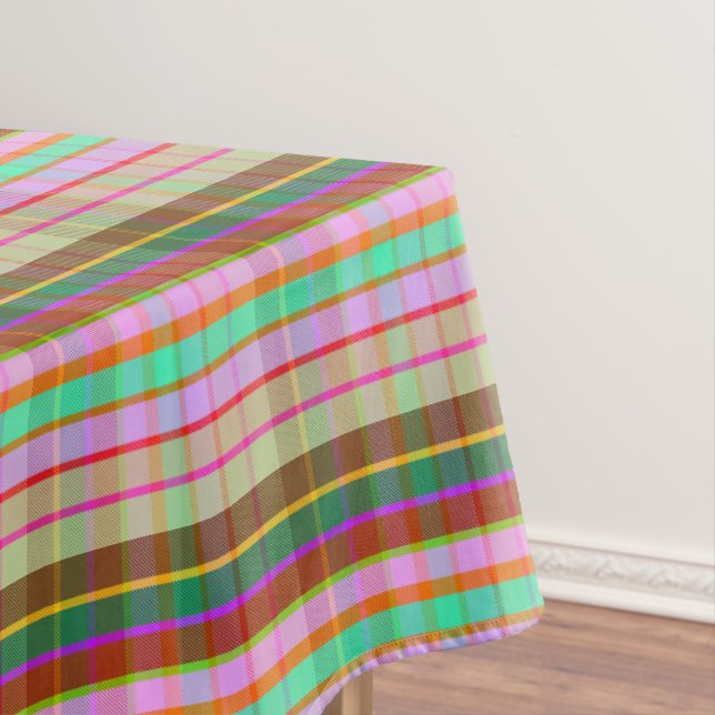 Toalha De Mesa Xadrez Exótico ECF (Posição Original)