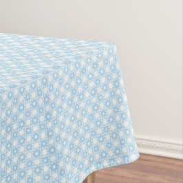 Toalha de Mesa Xadrez Flor Azul