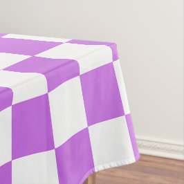 Toalha De Mesa Xadrez magenta visual clássico