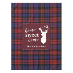 Toalha De Mesa Xadrez Natal MacLachlan Personalizado Tartan