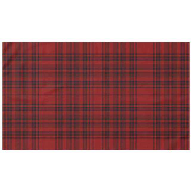 TOALHA DE MESA XADREZ PAIS PLAID VERMELHO   (Frente (Horizontal))