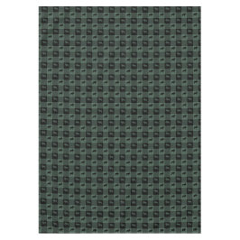 Toalha De Mesa Xadrez preta verde dos alces