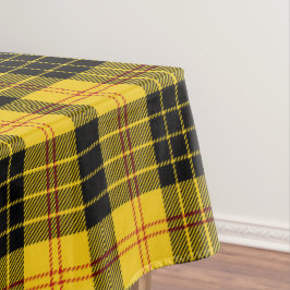 Toalha De Mesa Xadrez Preto Amarelo Cítrico