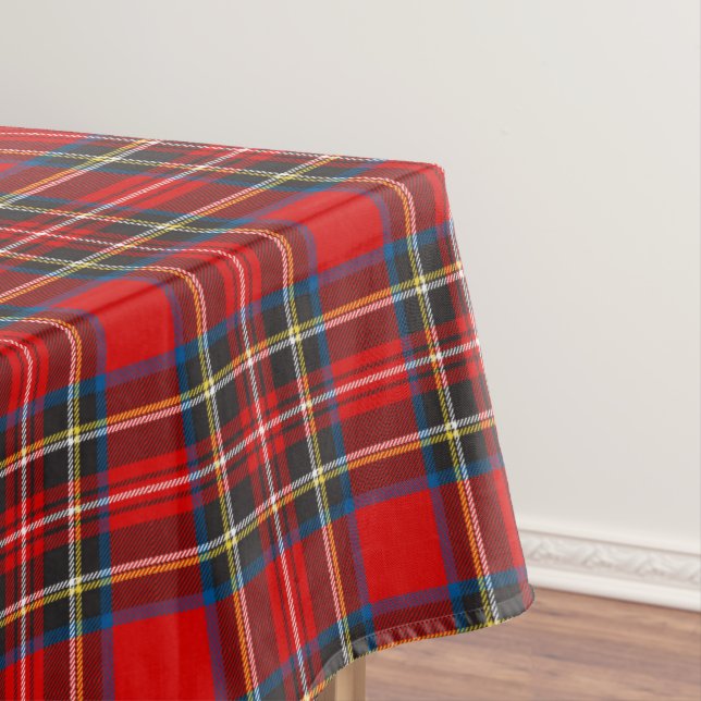 Toalha De Mesa Xadrez Real Stewart Tartan Padrão Escocês (Posição Original)