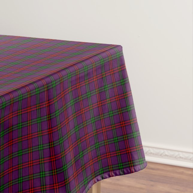 Toalha De Mesa Xadrez Roxa Clan Montgomery Tartan (Posição Original)