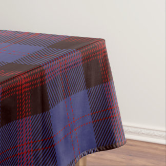 Toalha De Mesa xadrez tartan azul marinho vermelho