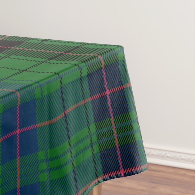 Toalha De Mesa Xadrez Tartan Rustic Partido Clan Davidson (Posição Original)