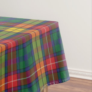 Toalha De Mesa Xadrez Tartan Scottish Clan Buchanan Check