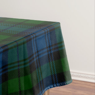 Toalha De Mesa Xadrez Tartan Scottish Clan Campbell Militar