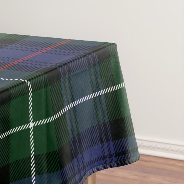 Toalha De Mesa Xadrez Tartan Scottish Clan MacKenzie Checkered (Posição Original)